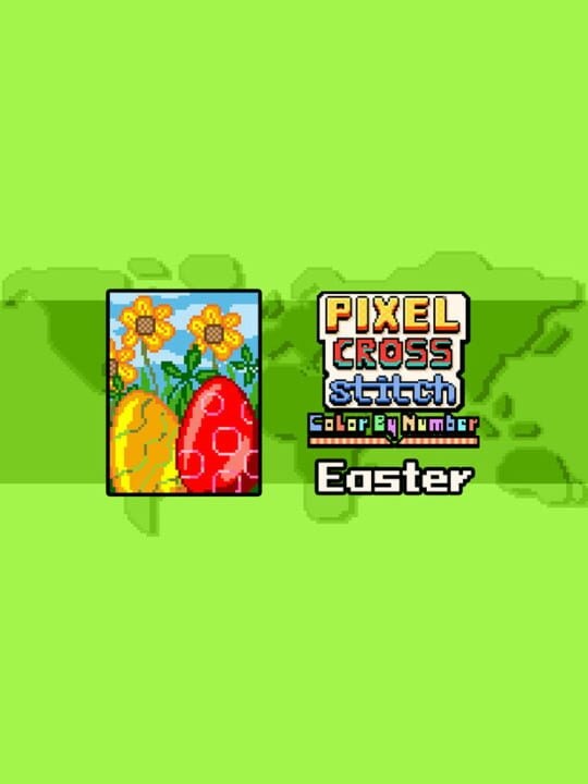 Pixel Cross Stitch: Color by Number - Easter Pack