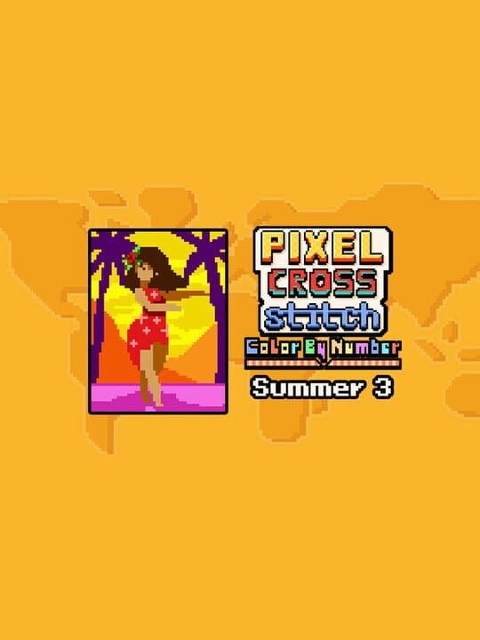 Pixel Cross Stitch: Color by Number - Summer Pack 3