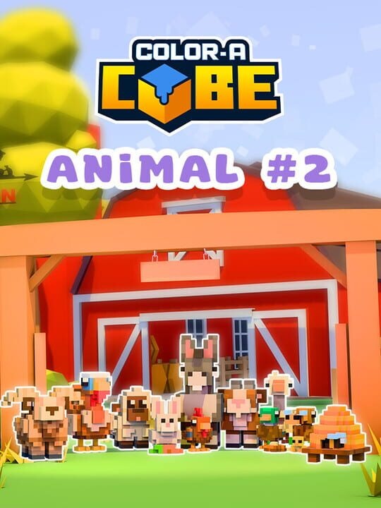 Color-A-Cube: Farm Animal Pack #2