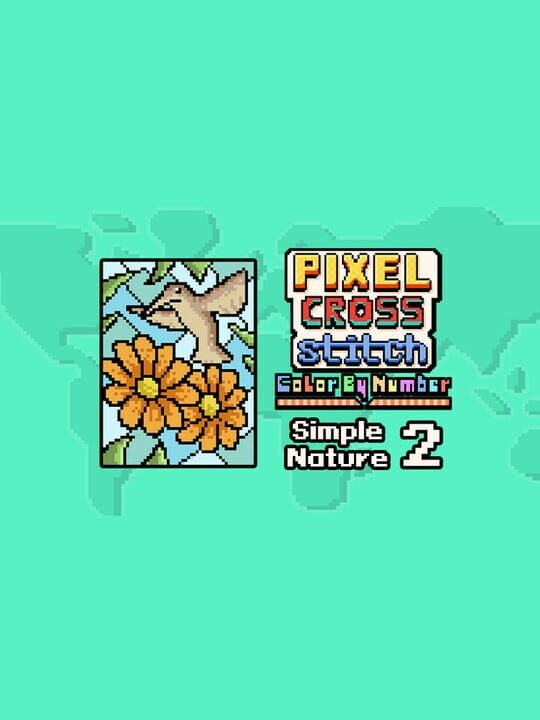 Pixel Cross Stitch: Color by Number - Simple Nature Pack 2