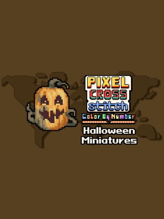 Pixel Cross Stitch: Color by Number - Halloween Minis Pack